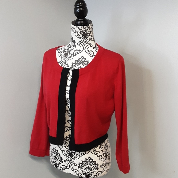 Chadwicks Sweaters - Chadwicks of Boston Open Front Cropped Cardigan